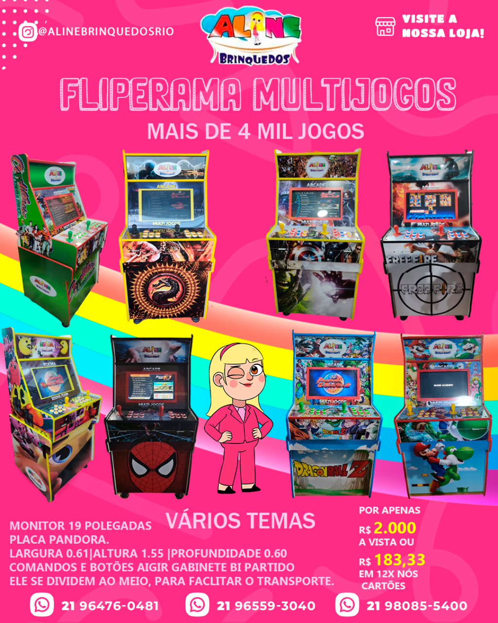  FLIPERAMA 4300 jogos