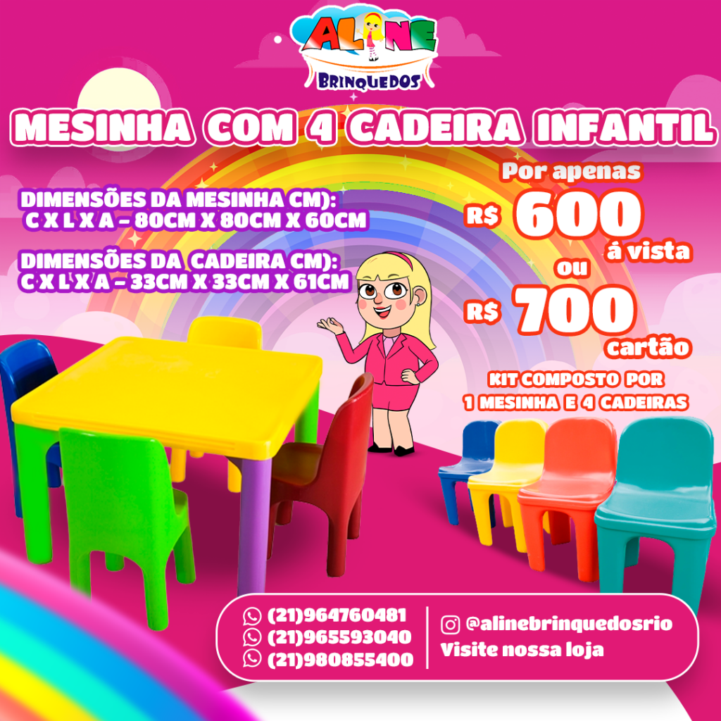  Mesinha infantil